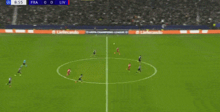 送出直塞, 小角度低射 送出直塞, 小角度低射